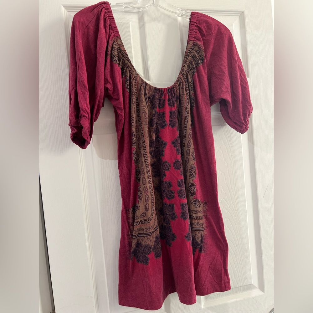 Long sleeve tunic dress